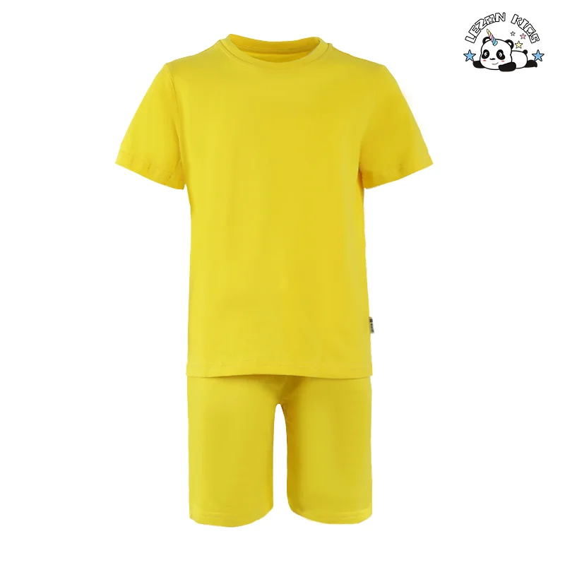 100% Cotton Sports and Leisure Short-sleeved Boy Summer Clothes 2-8 Years Old Children's Clothes 2 Pieces of Children