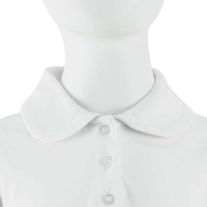 New Product  Polo Shirt  Puff Sleeve 100% Cotton T Shirt  Sequin Printed Summer Girl Shirts