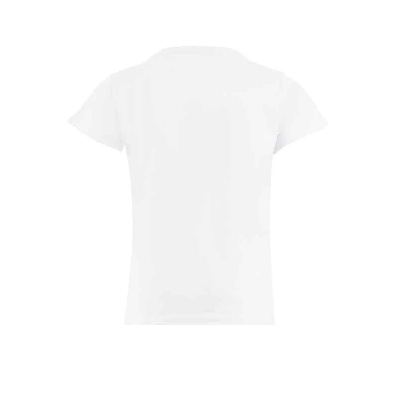 OEM Customizable Printed Summer Breathable O-Neck 100% Cotton Children's Birthday Themes Girls T-shirts